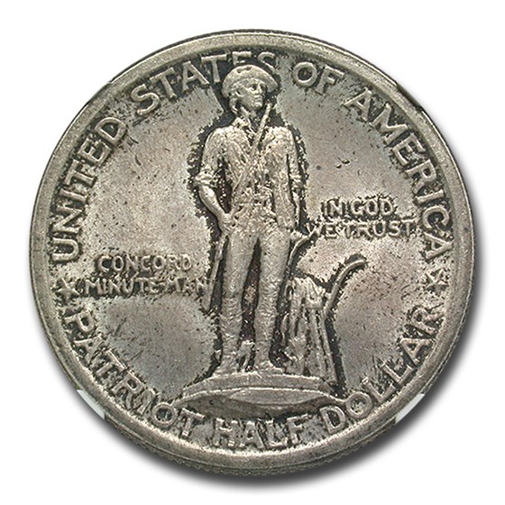 1925 Lexington Concord Sesquicentennial Half Dollar MS-64 NGC 1925 Lexington Concord Sesquicentennial Half Dollar MS-64 NGC